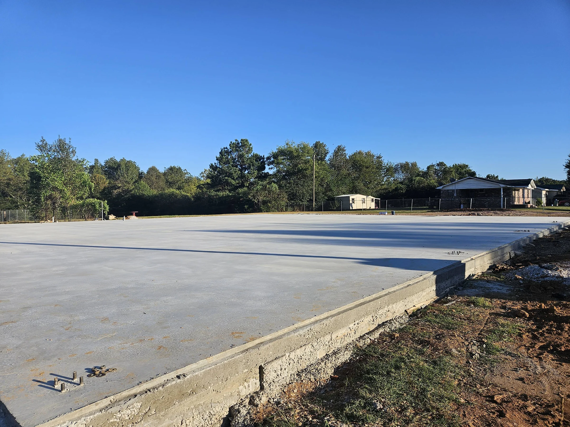 Broom Finish concrete finish